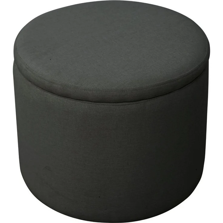 SVITA Hocker AMBER, Mit Stauraum, Sitzhocker, mit abnehmbarem Deckel, Ø 44 cm – Bild 5