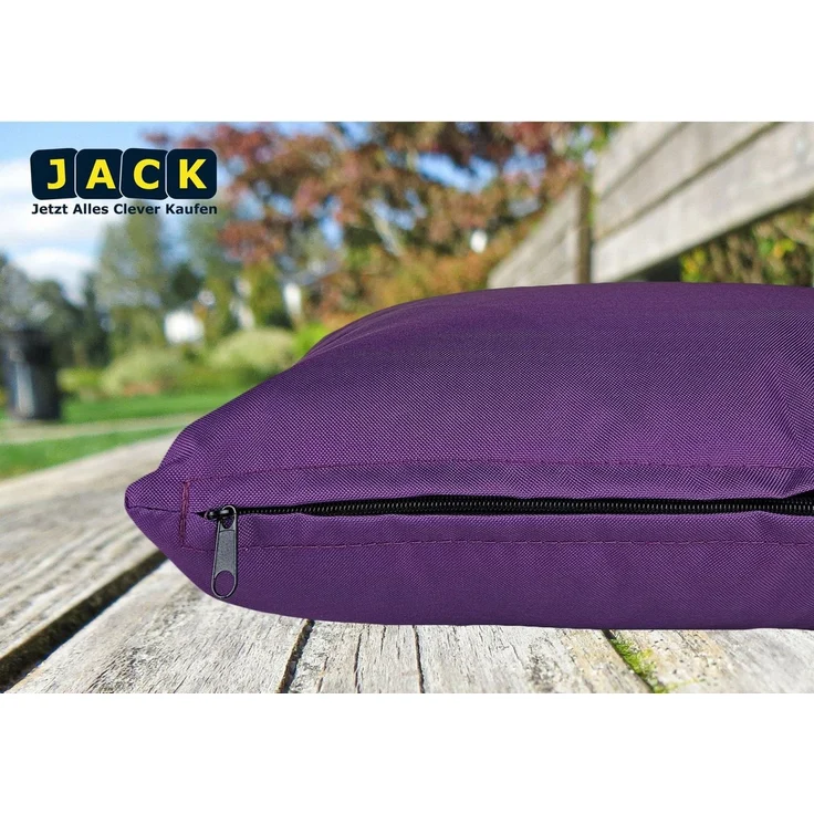 JACK Dekokissen 40x60cm Outdoor Lounge Kissen inkl. XXL Füllung, starke Füllung, Robust, Strapazierfähig, Wasserabweisend, Innen&Außen – Bild 4