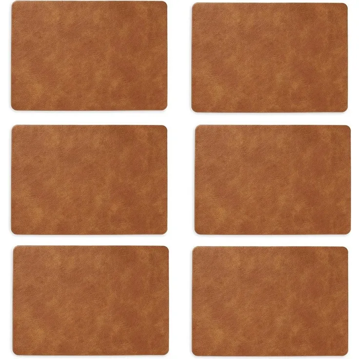 Zeller Present Platzset, (Set, 6-St), Kunstleder, 6-teilig, 30 x 42,5 cm