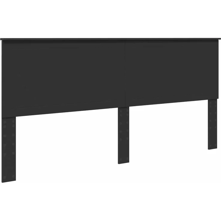 vidaXL Aufbewahrungsbett Schwarz 200 x 200 cm Holzwerkstoff 3411174 – Bild 6