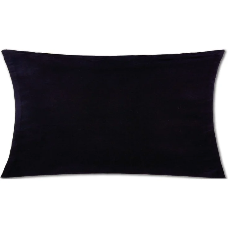 Kissenhülle Dekokissen Kissenbezug Microfaser - viele Größen und Farben Schwarz 40 x 60 cm – Bild 1