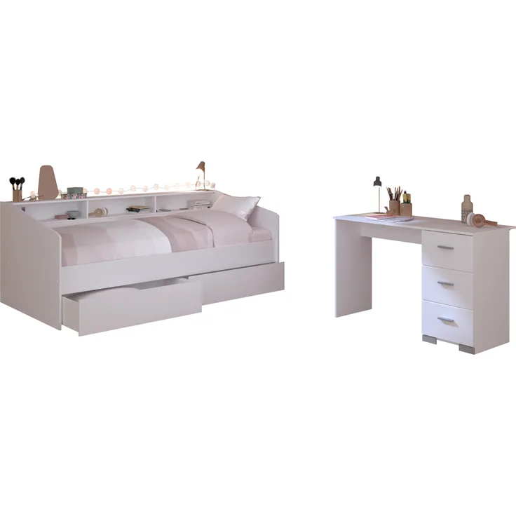Parisot 'Sleep 46' 3-tlg. Kinderzimmer-Set, Holz weiß