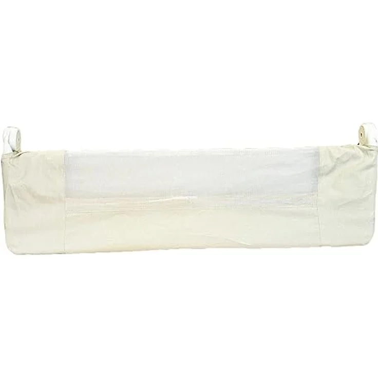 Safetots Deluxe Denim Bettgitter Natur, 100cm breit x 40cm hoch, Bettschutzgitter für Kleinkinder zur Sicherheit, sicheres Kindergitter für Betten – Bild 6
