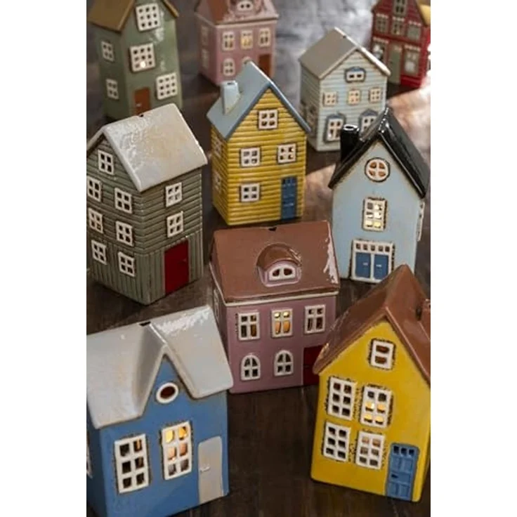 Ib Laursen Lichterhaus Teelichthalter Teelichthaus Rot Braun Stillenat 27652-14 – Bild 5