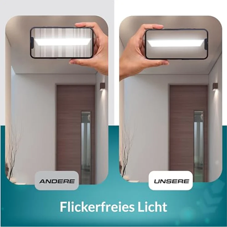 LUXULA LED Deckenleuchte lang 120cm - 36W, 4000K Neutralweiß, 3600lm – LED Panel 120x30cm inkl. 230V Netzteil – Flache LED Deckenlampe für Wohnzimmer, Schlafzimmer, Küche, Büro - 120x30x6,4cm – Bild 4