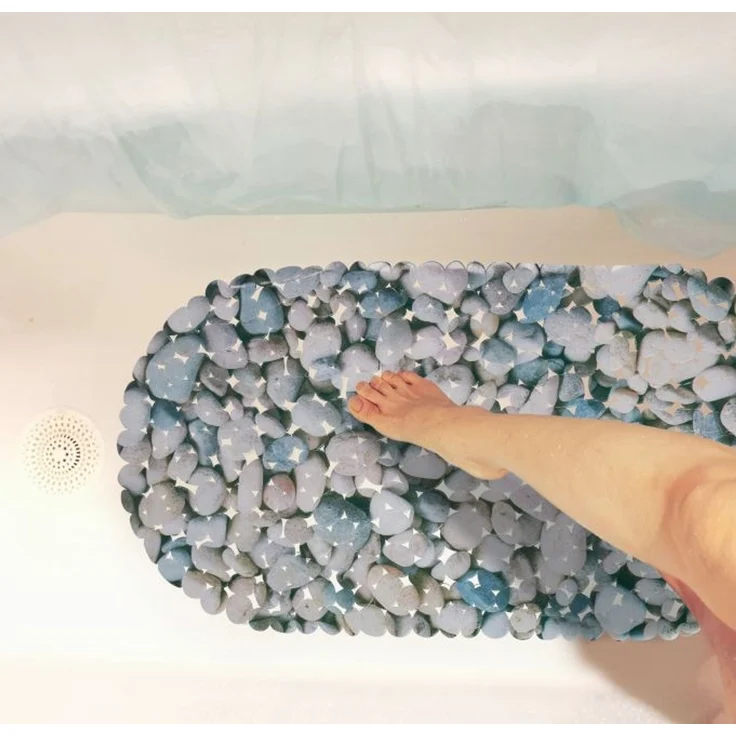 Relaxdays Badewannenmatte Steinoptik – Bild 3