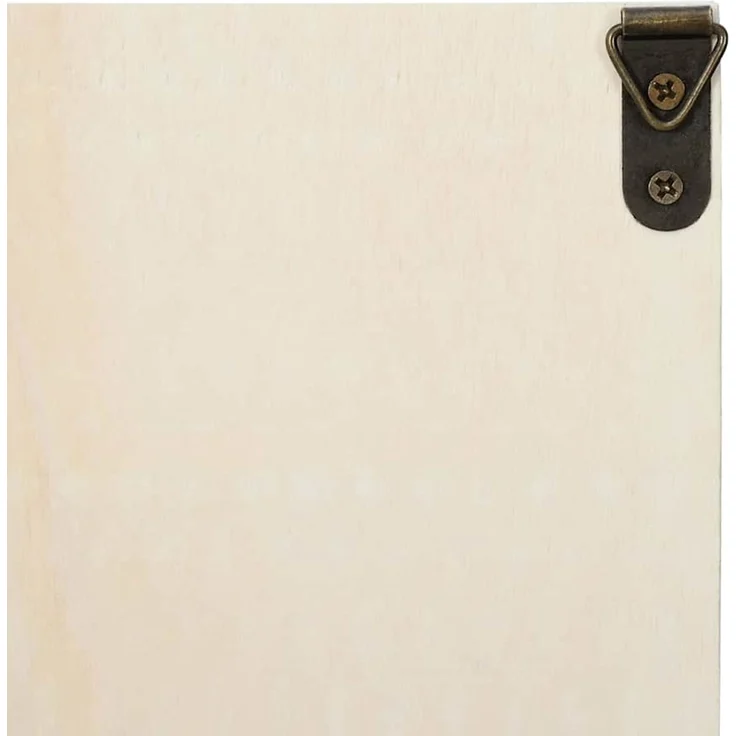 vidaXL Wanddisplay-Case mit Regal Beige 98 x 4,5 x 55 cm Holzwerkstoff 42015608 – Bild 9