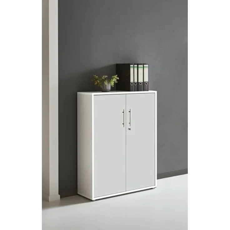 moebel-dich-auf Aktenschrank OFFICE EDITION (abschließbar, Metallgriffe, 3 Fächer) Made in Germany – Bild 3