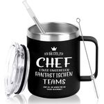 Livole Ruhestand Geschenk Mann Rente 2024 Tasse Camping Kaffeebecher Thermo