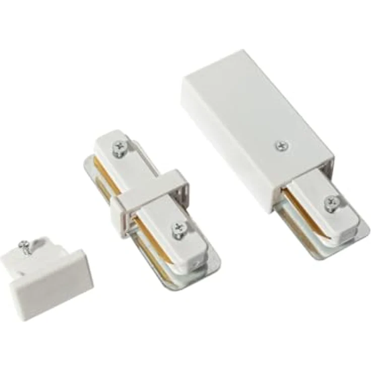 QAZQA Modernes 1-phasiges Schienensystem Komplettset, Dimmbarer Deckenspot in Weiß, 50cm, 2er-Set, Aluminium, LED geeignet für Wohnzimmer und Schlafzimmer – Bild 2