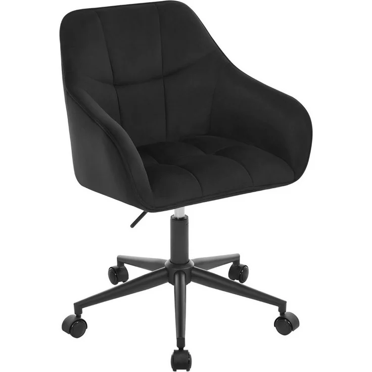 Woltu Bürostuhl (1 St), Homeoffice Stuhl, höhenverstellbar, Samtsitz – Bild 1