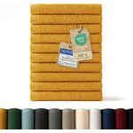 Blumtal Gästehandtücher 30x30cm - weich und saugstark, Frottee (12-St), 12er und 24er Set, 100% Baumwolle