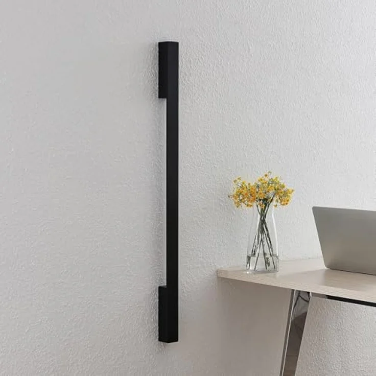 Arcchio Ivano LED Wandleuchte, 2-flammig in Schwarz aus Aluminium, moderne Wandlampe für Schlafzimmer/Wohnzimmer/Flur – Bild 4