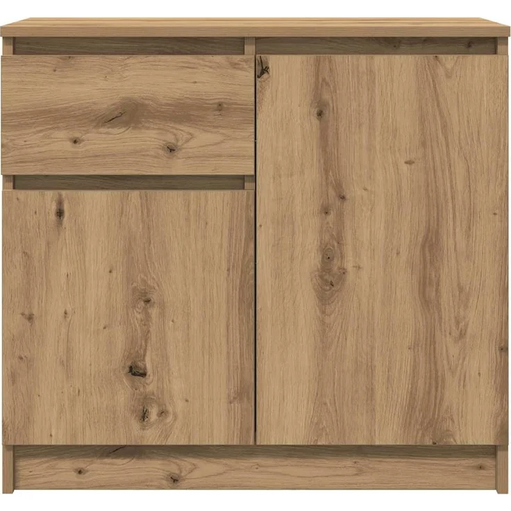 vidaXL Sideboard mit Schublade Artisan-Eiche 71x35x65 cm Holzwerkstoff 861606 – Bild 5