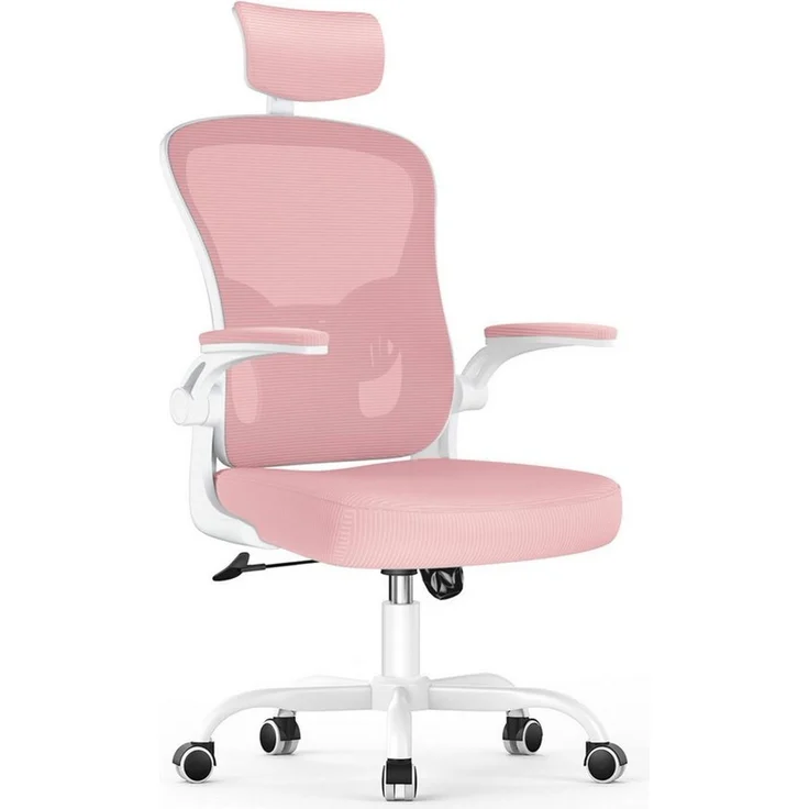 ZAISZE Bürostuhl Ergonomischer Bürostuhl mit Netzbezug und klappbaren Armlehnen (Spar-Set), Einstellbarer für maximale Bewegungsfreiheit – Bild 2