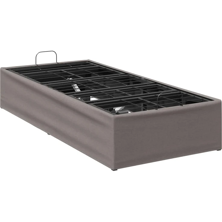 vidaXL Elektrisch verstellbares Bettgestell Taupe 200 x 80 x 33,5 cm 42037275 – Bild 5