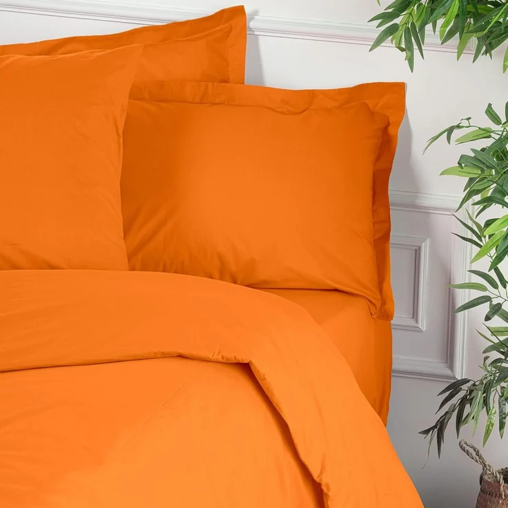 L'essentiel Maison 'Tonne Orage - 27' Ranforce Einzelbett-XXL-Bettbezug (DE), Orange, 220 x 155 cm – Bild 3