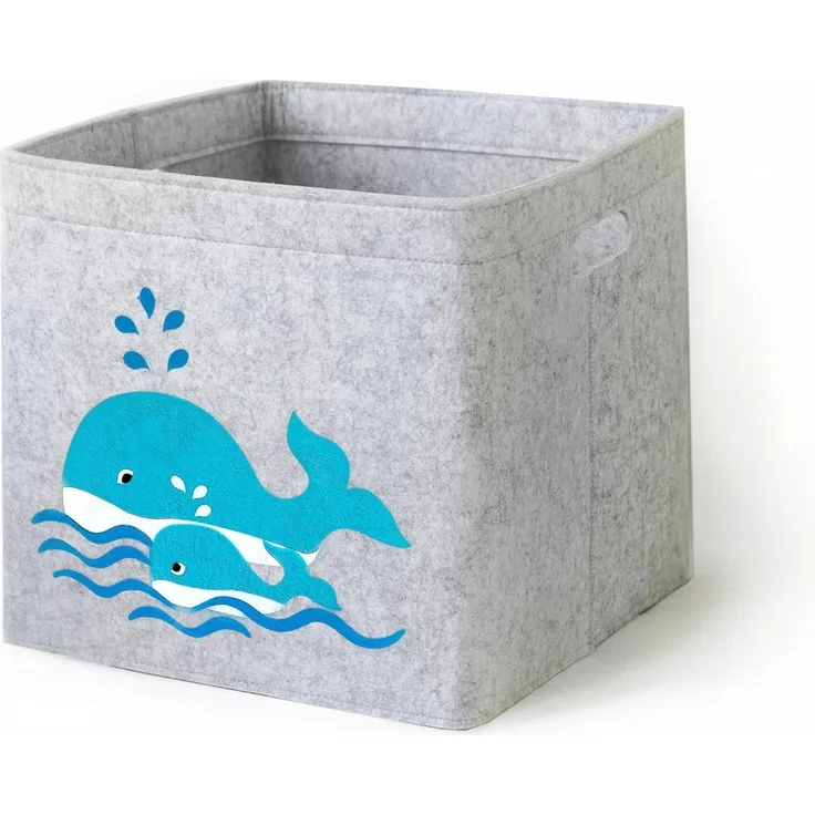 Aufbewahrungsbox Kinder Zimmer/Spielzeug Korb LuckySign-Care (Wal)