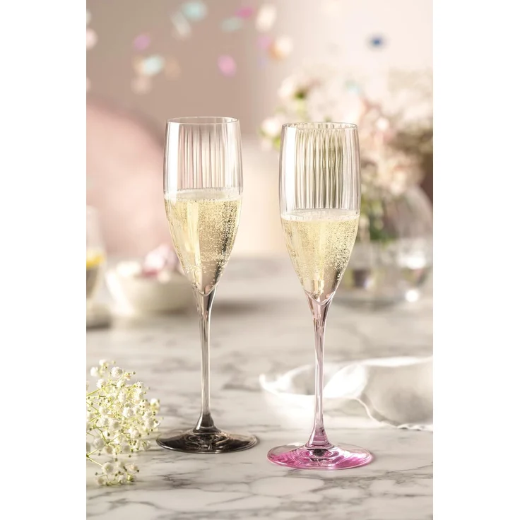 Leonardo Poesia Sektglas 6er Set, spülmaschinengeeignetes Champagnerglas, Höhe 25 cm, 250 ml, grau, 022381 – Bild 11