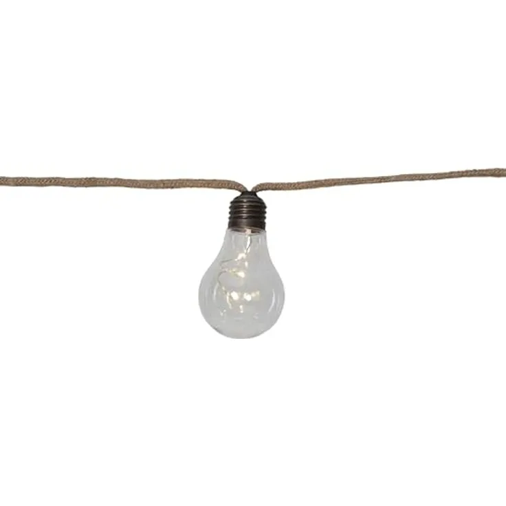 Best Season LED-Lichterkette 'Jutta', 10-TLG, Juteseil