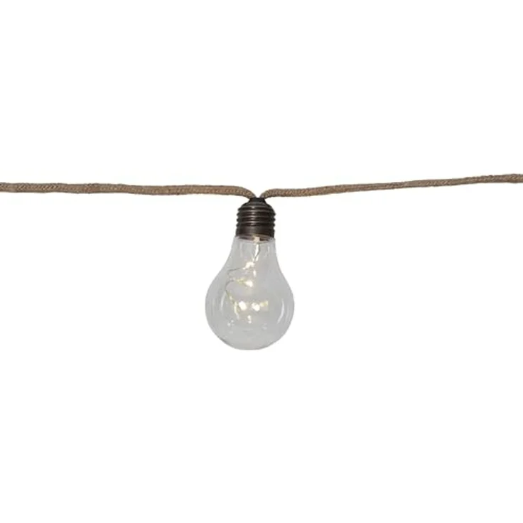 Best Season LED-Lichterkette 'Jutta', 10-TLG, Juteseil – Bild 1