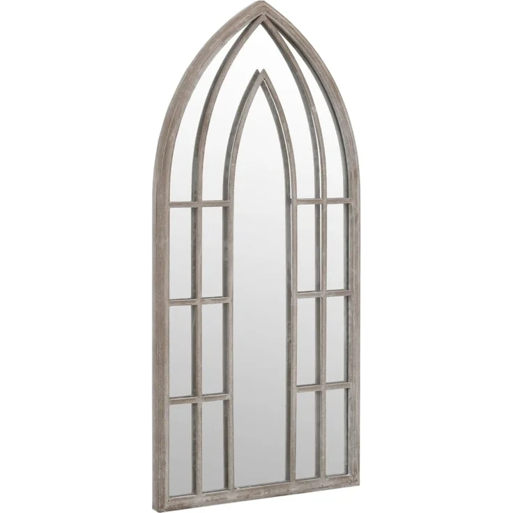 Gartenspiegel, Dekorativer Spiegel Sand 70x30 cm Eisen – Bild 3