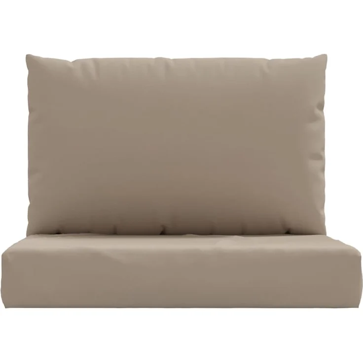 vidaXL Palettenkissen 2-tlg. Taupe Oxford-Gewebe – Bild 3