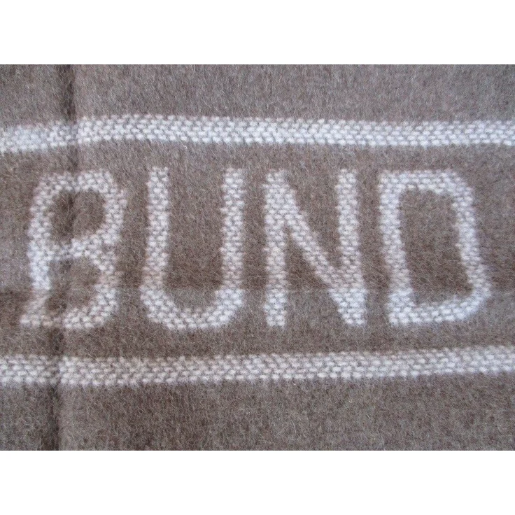 Wolldecke BW Wolldecke, braun, 220 x 130 cm, MFH, Schriftzug "BUND" – Bild 4