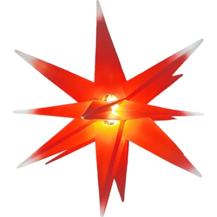 Guru-Shop LED-Stern für außen 3D Außenstern Kaspar, Weihnachtsstern,., Leuchtmittel inklusive – Bild 3