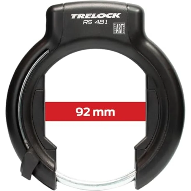 Trelock Steckschloss Rahmenschloss RS 481 NAZ nicht abziehb. Schlüssel – Bild 2