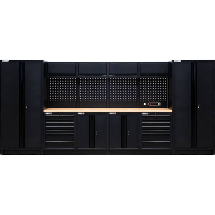 Feistos Werkstatteinrichtung EOS 13 Blackline, 455 x 61 x 200 cm (B x T x H)