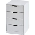 vertbaudet Kinderschreibtisch Kinderzimmer Schubladenelement, 4 Schubladen