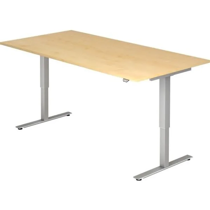 'XMST2E' Sitz-Steh-Schreibtisch elektrisch 200X100cm Ahorn