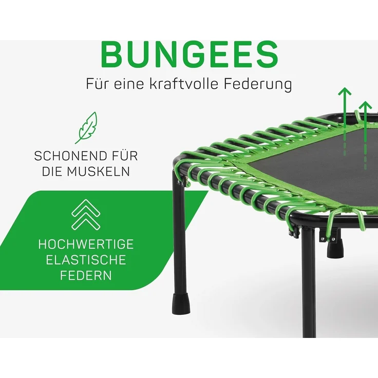 Salta Trampoline Unisex Jugend Fitness Trampoline - Inklusive Griffstange - 128cm – Bild 5