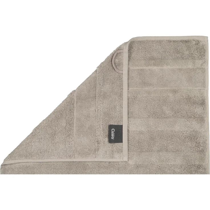 CAWÖ Duschtuch - Noblesse2, Walkfrottier, Velours-Streifen, Baumwolle, einfarbig Graphit 80x160cm – Bild 5