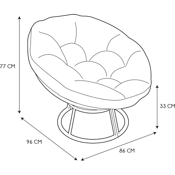HOME DECO FACTORY - Hd7235 – Outdoor-Sitz, für den Außenbereich, Garten, Entspannung – Bild 3
