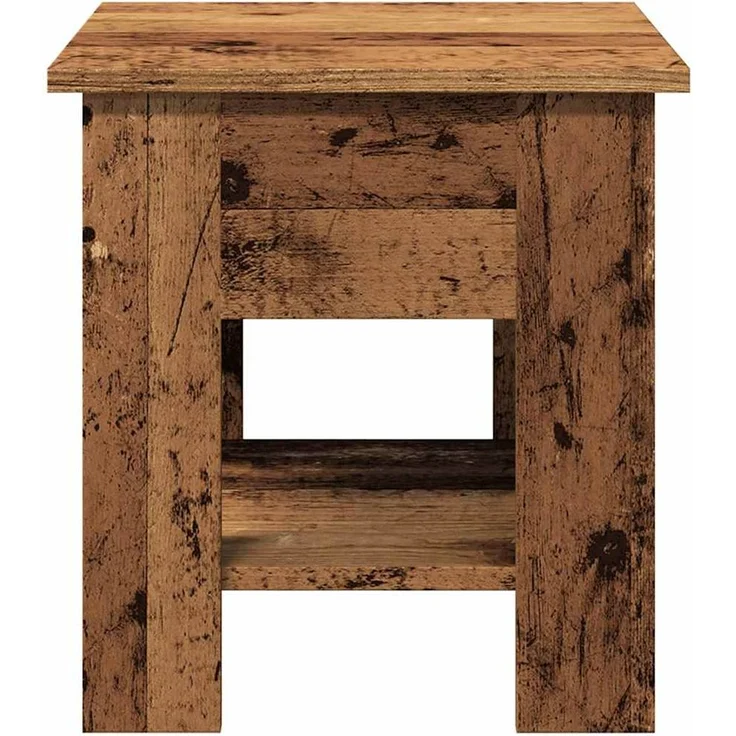 vidaXL Couchtisch Altholz-Optik 40x40x42 cm Holzwerkstoff 856798 – Bild 3