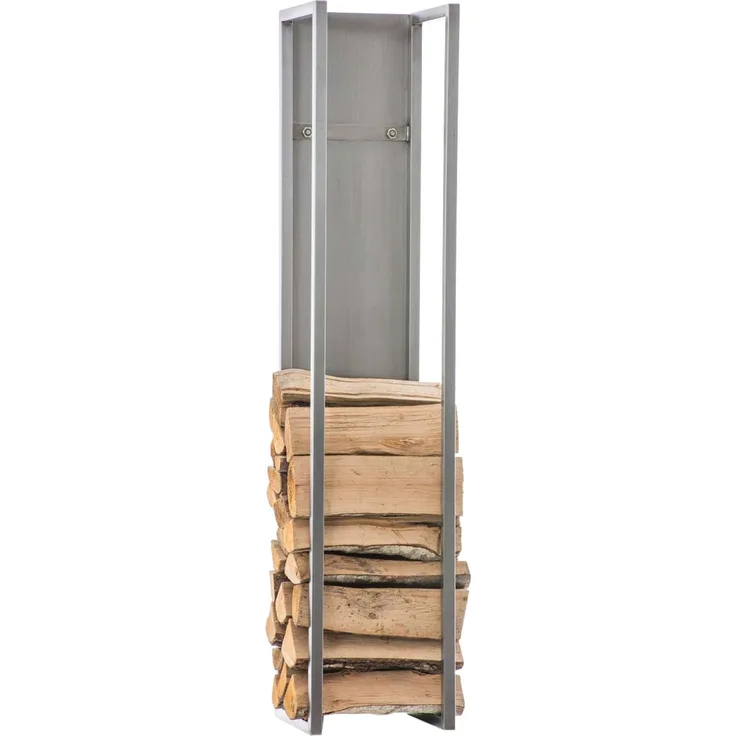 CLP Kaminholzständer Spark,edelstahl 100 cm