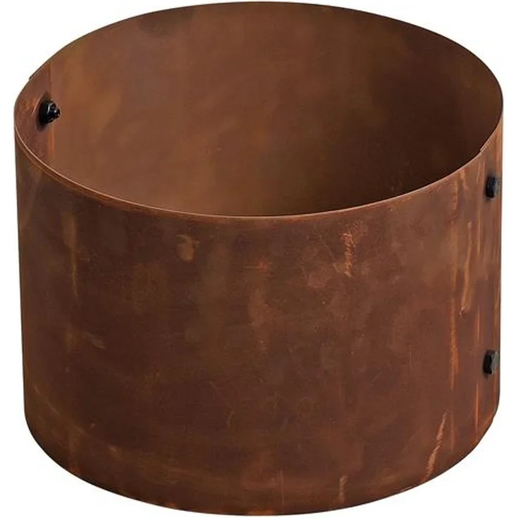 Pflanzring Metallring Stahl Hochbeet 40 cm Pflanzgefäß Pflanzkübel Rost Ring – Bild 2