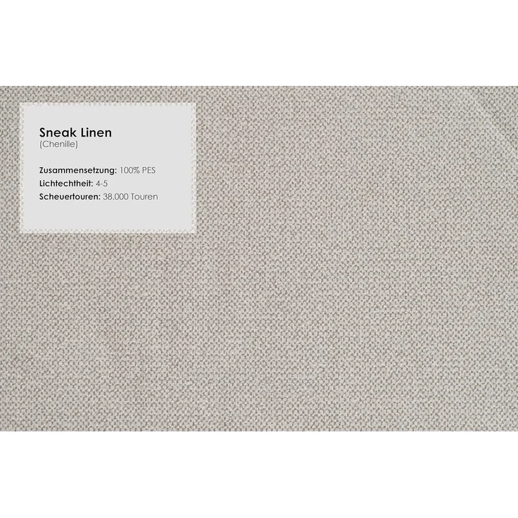 Cavadore Sessel Vida / Polstersessel im trendigen Design / 74 x 93 x 81 / Chenille, Naturweiß – Bild 7