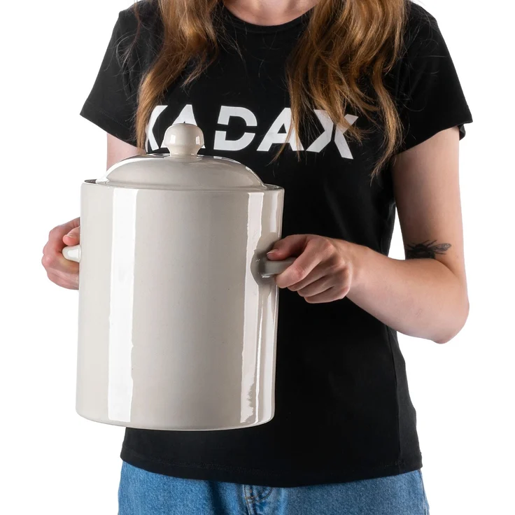 KADAX Fassbeiztopf mit Kragen 2,5L – Bild 3