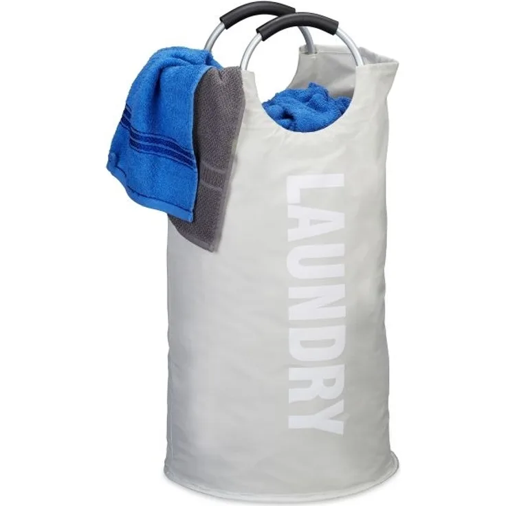 Faltbarer Wäschekorb mit Henkel