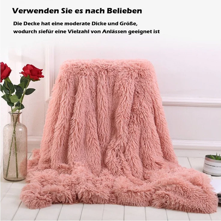 Wohndecke Kuscheldecke Flauschig,Ultraweiche Fleecedecke Leichte Warme Sofadecke, TUWENA, Wohn Kuscheldecke, Gemütliche Couchdecke, Atmungsaktiv & Pflegeleicht – Bild 1