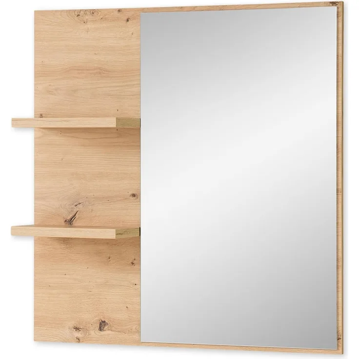Innostyle Garderobenspiegel in Artisan Eiche Dekor- 78x80x17cm (BxHxT)