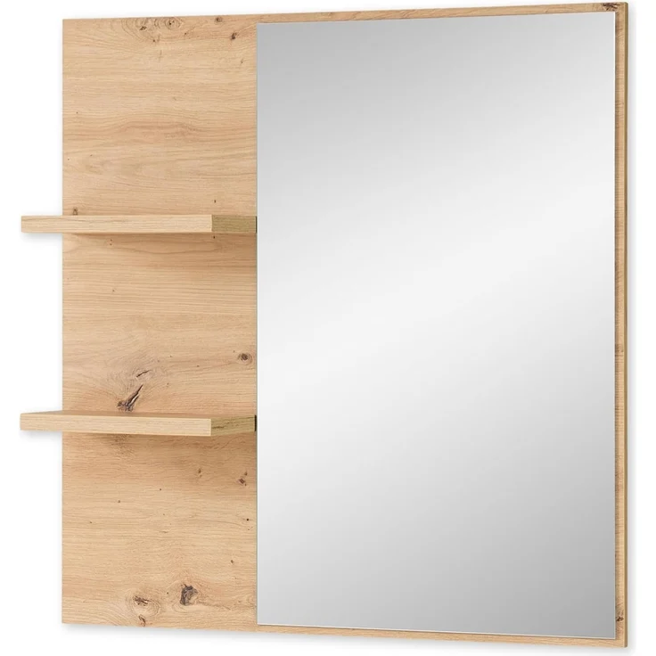 Innostyle Garderobenspiegel in Artisan Eiche Dekor- 78x80x17cm (BxHxT) – Bild 1