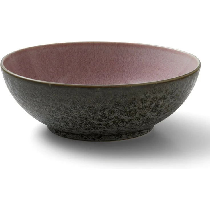 Bitz Salatschüssel grau / rosa 30 cm – Bild 1