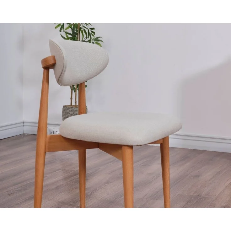 Skye Decor 'Bohem - Oak, Beige' Stuhlset (2-teilig), Eiche / Beige, 44 x 81 x 50 cm – Bild 4