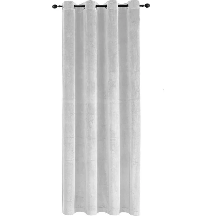 Haus und Deko Gardine Verdunkelungsvorhang Samt weich Ösen Vorhang blickdicht abdunkelnd, Ösen (1 St), Polyester