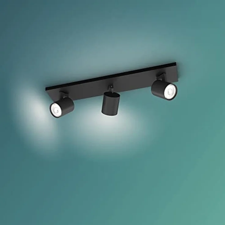 Philips myLiving Spot Runner 3flg. 3x20W schwarz exkl. LM – Bild 5