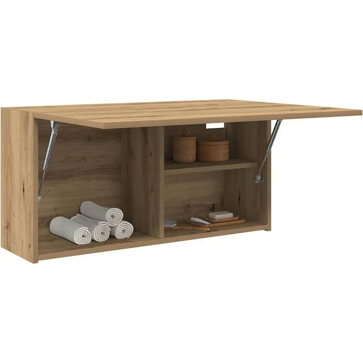 Bad-Wandschrank Artisan-Eiche 80 x 25 x 40 cm Holzwerkstoff – Bild 1